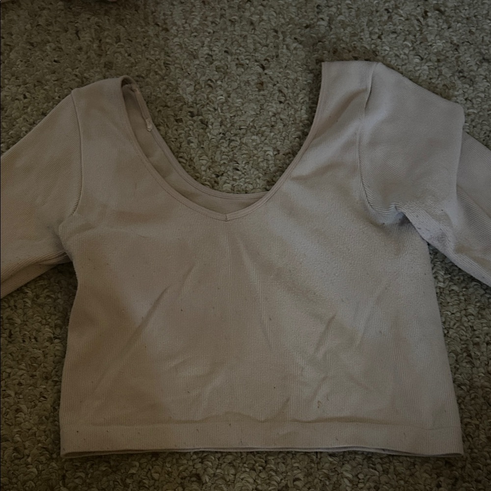Aeropostale Women's Light Pink Crop Top